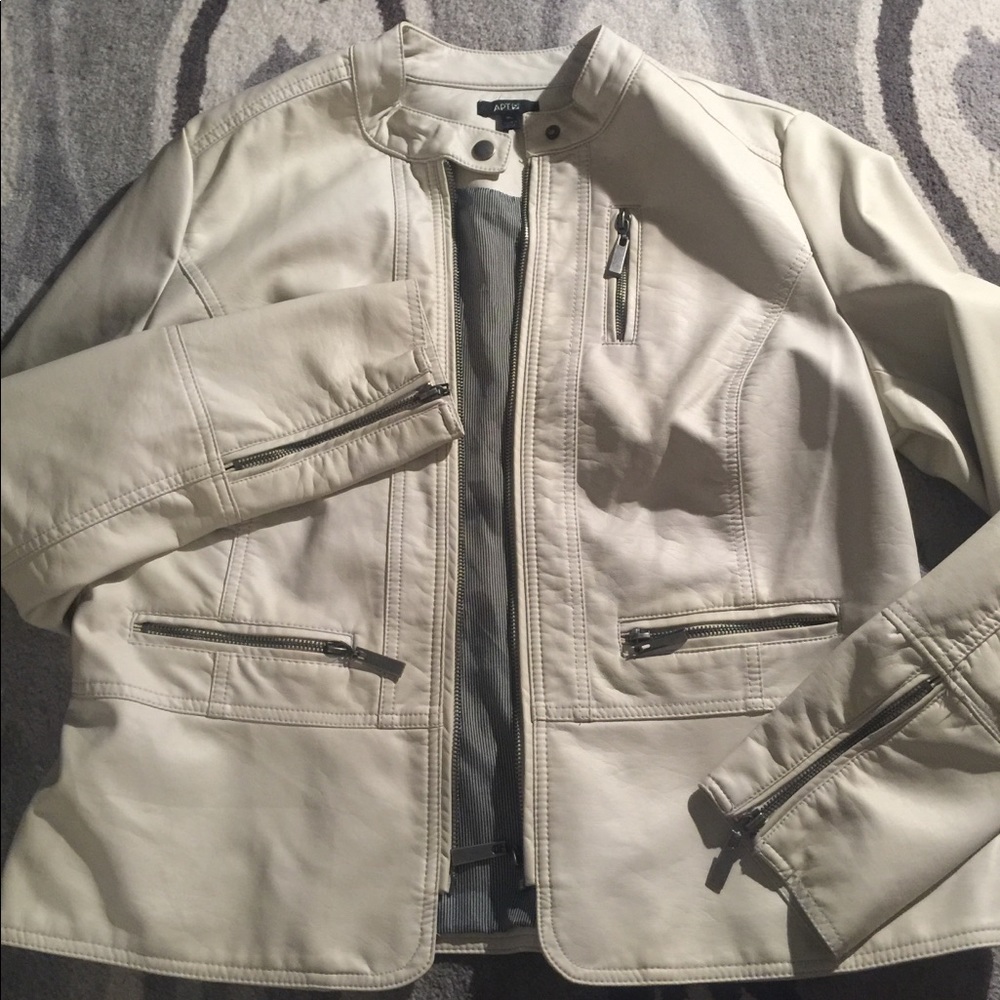 NWOT Apt.9 Faux Leather Jacket